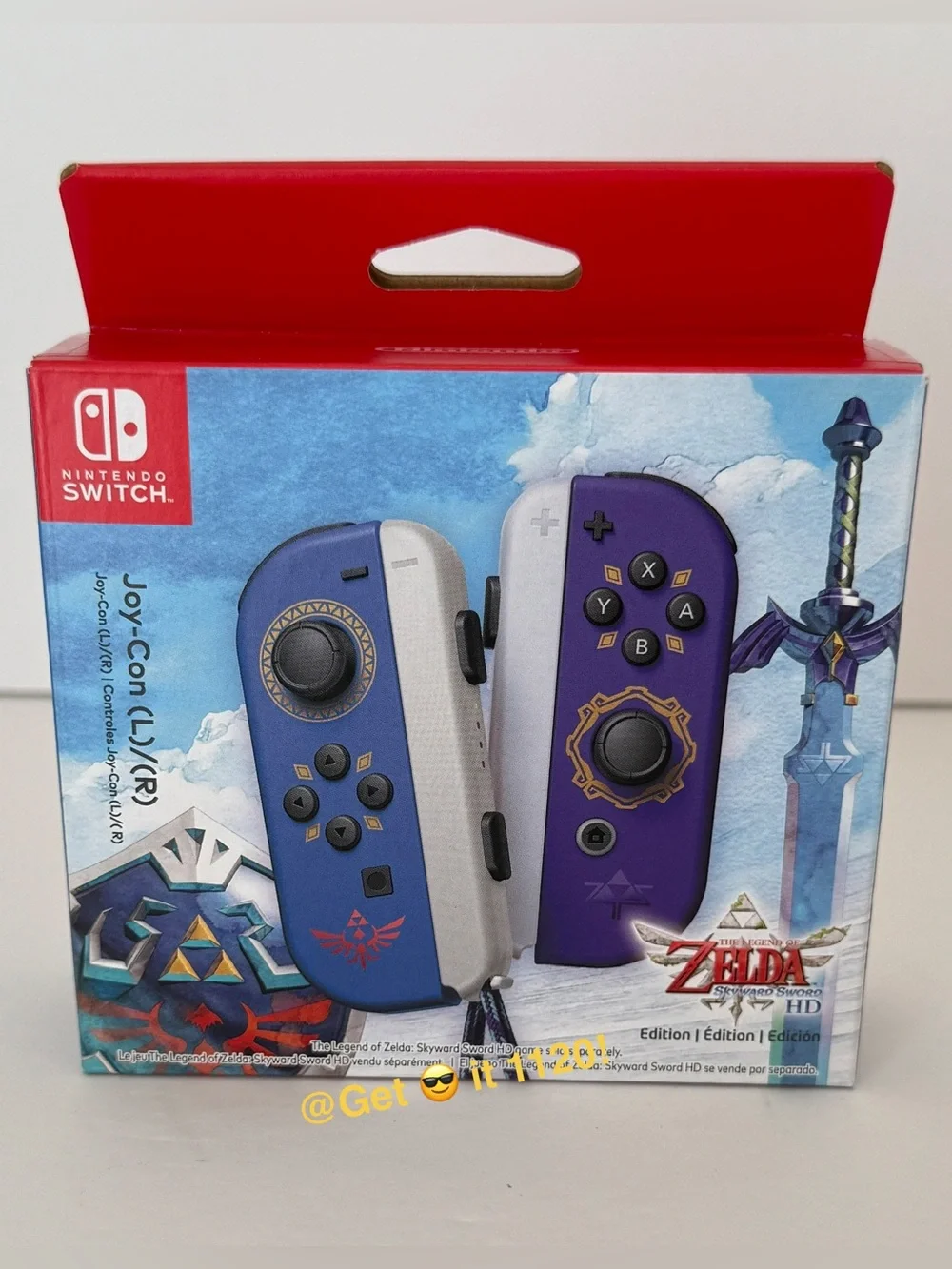 Nintendo Switch Joy-Con (L)/(R) - The Legend of Zelda: Skyward Sword HD Edition
